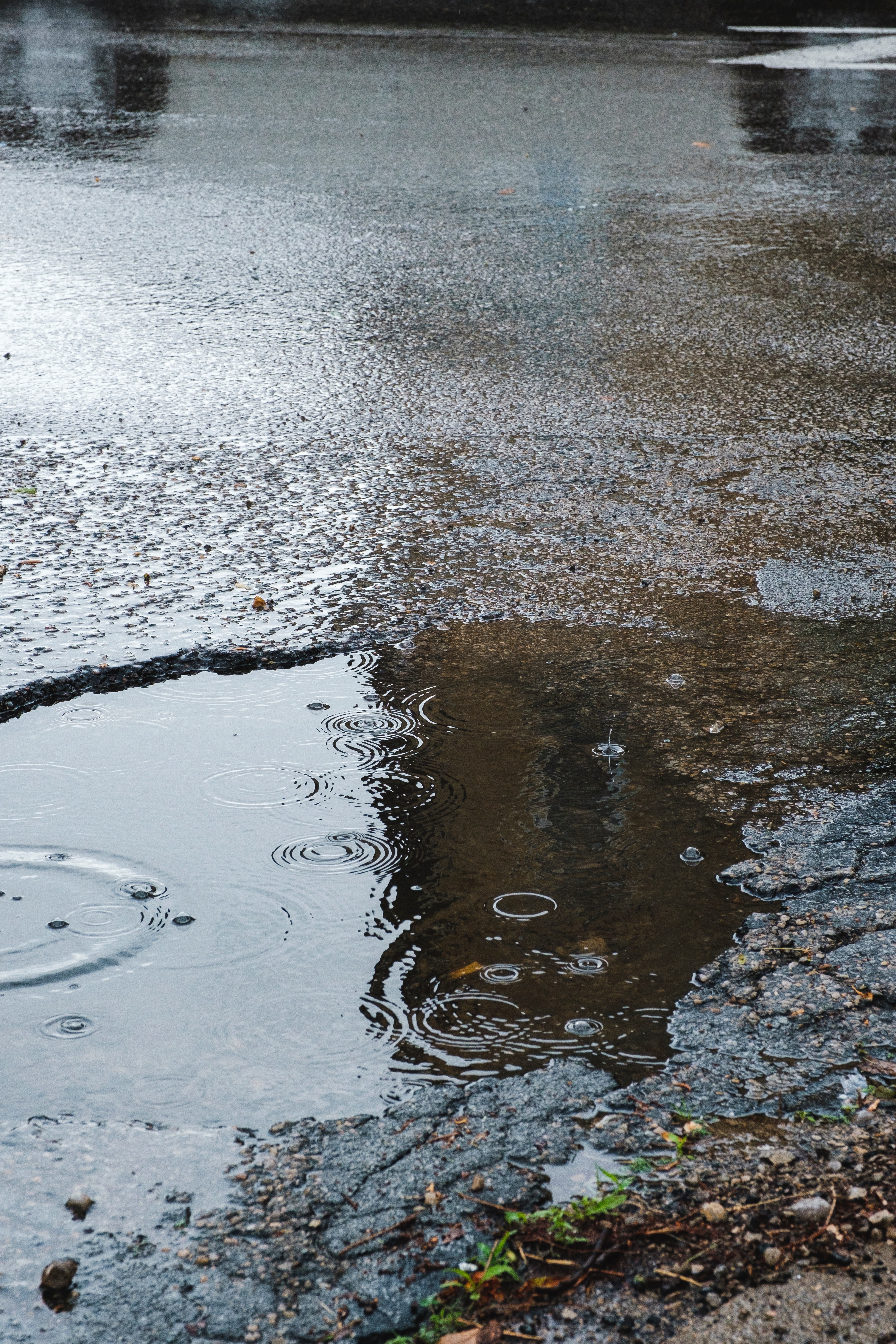 Pothole puddle