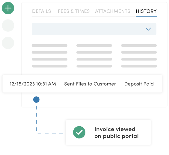 Product illustration - sent files to customer