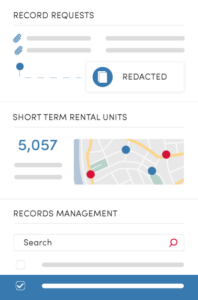 record request, short term rentals, record management dashboard